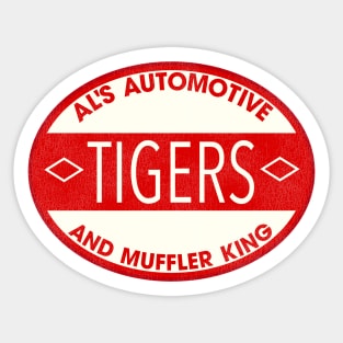Al's Automotive Tigers - Magnum P.I. Sticker